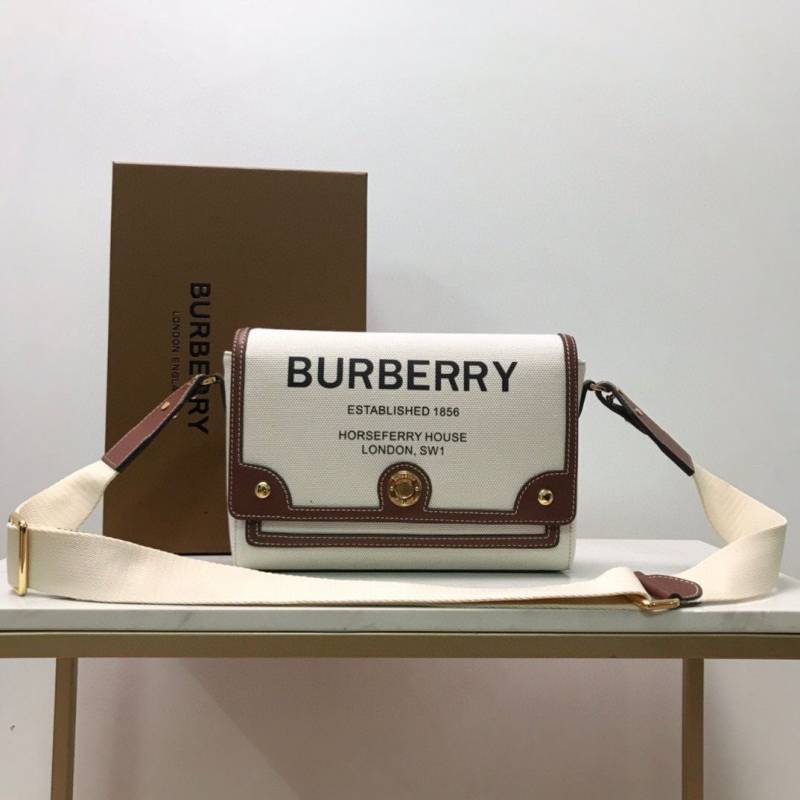 Burberyy CB Horseferry Printed Canvas Crossbody Bag With OriginalBox Carry & DustCover