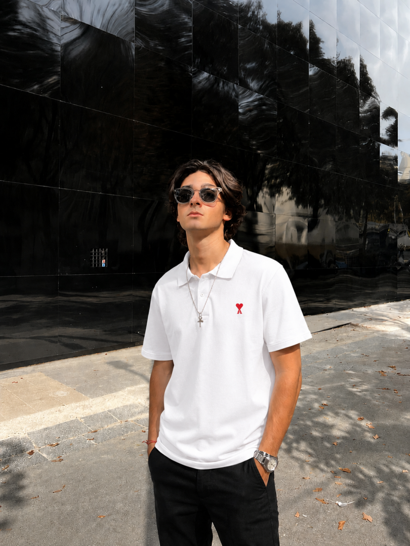 Ami_Paris imported Chest logo t-shirt White