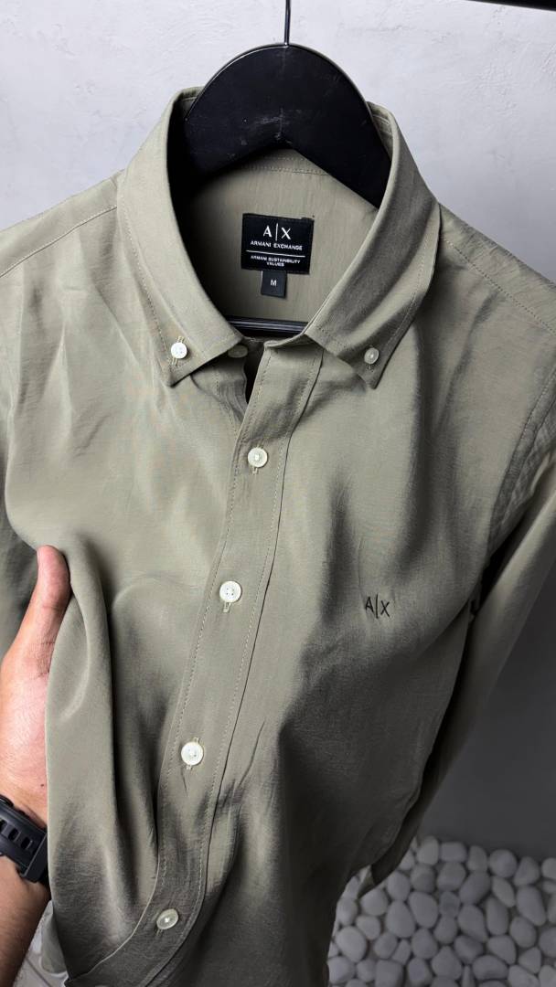 Arma_ Exchang_e Premium Polycotton Silk Shirts. 2442