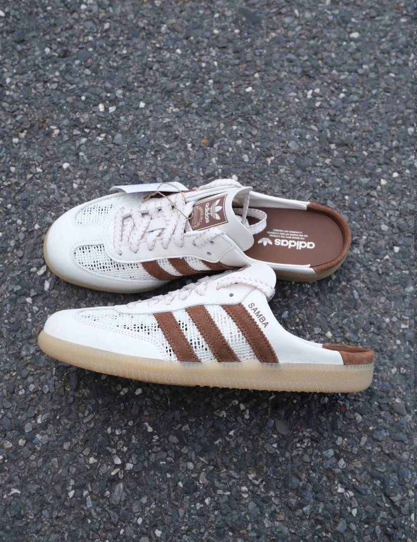 Adiddas Samba Mule Of White Brown