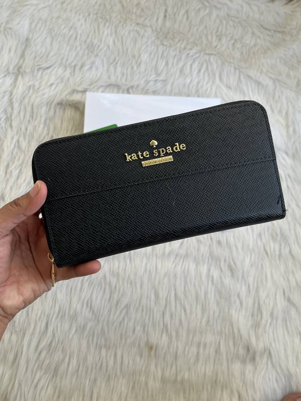 Kate_Spade_123_Blk_Long_Zippy_Wallet_With_OriginalBox_DustCover