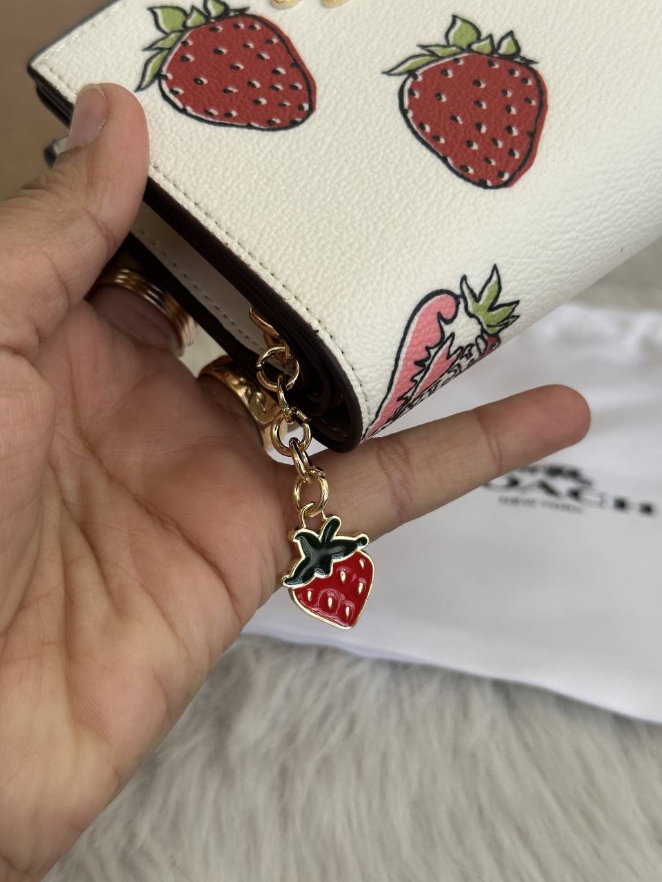 Coach_Snap_Wallet_Strawberry_Edition_Coded_With_OriginalBox_DustCover_Tags