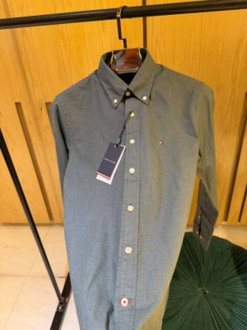 TOM-Y HILFIGER IMPORTED STORE ARTICLE SHIRT LINEN FABRIC