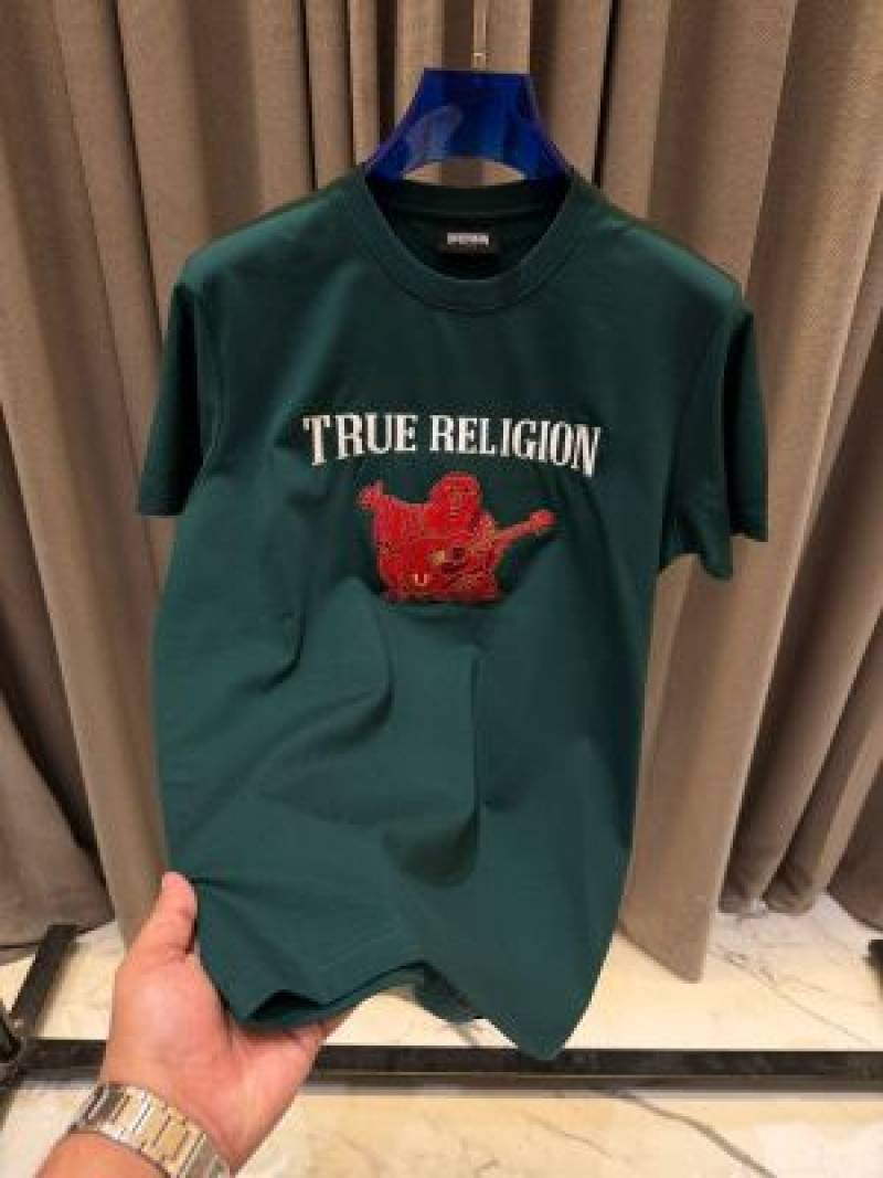 True Religion Round Neck T-shirt Dark Green