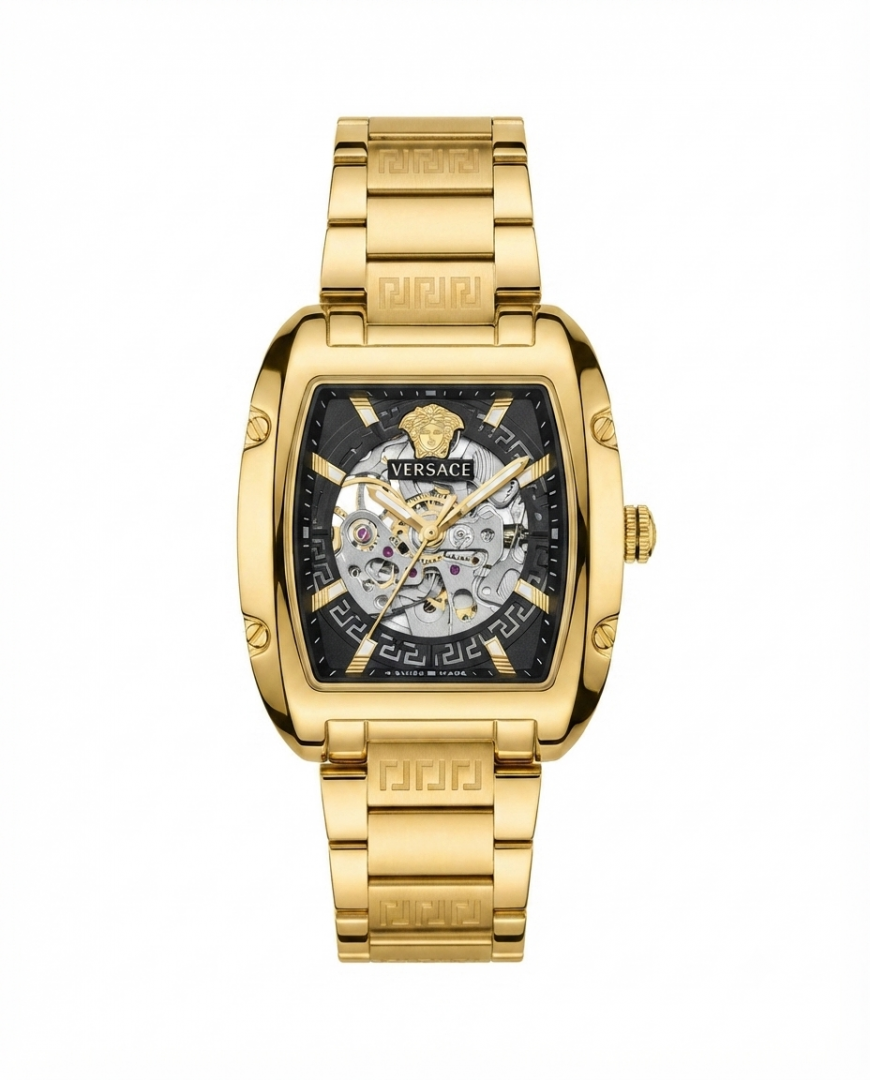 Versace_e Dominus Sktl Men Automatic Gold black dail