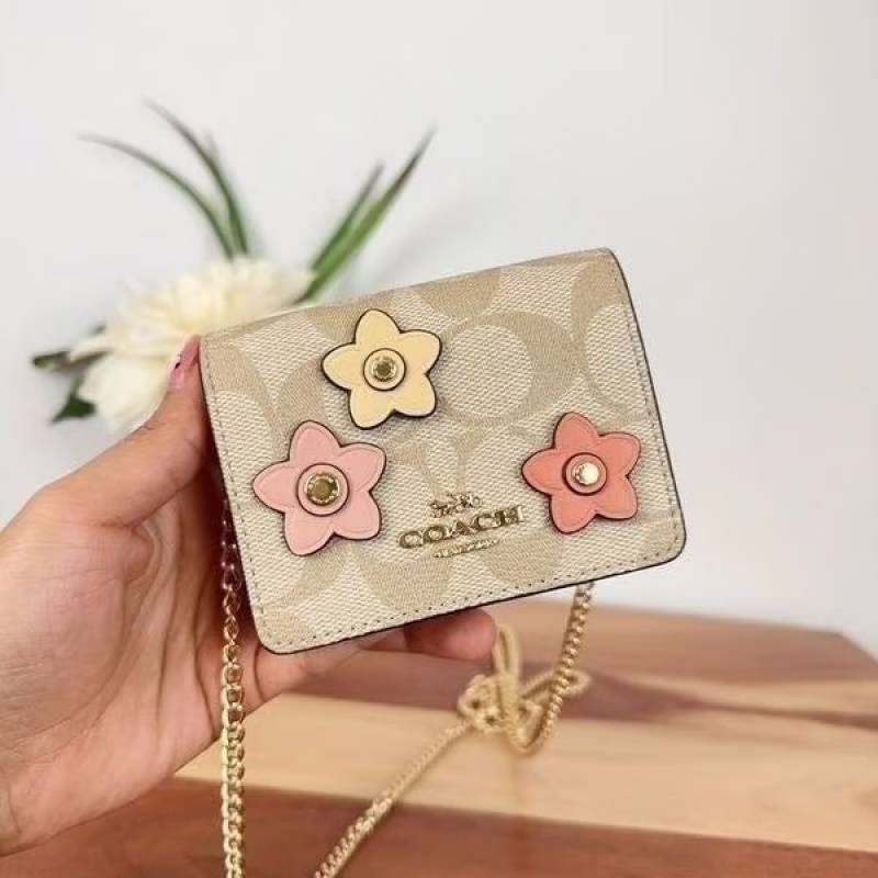 Chain Wallet With OriginalBox DustCover Bill Tags