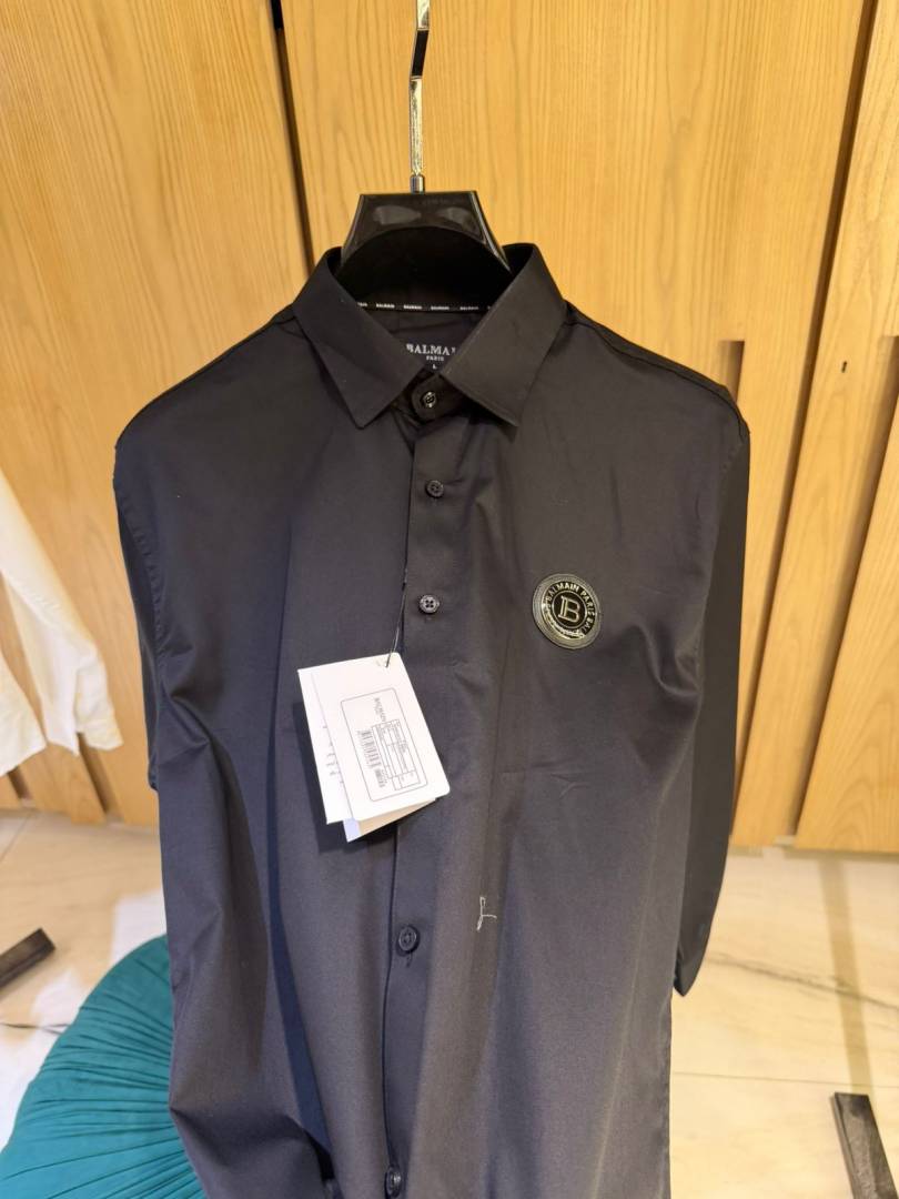 BALMAN IMPORTED STORE ARTICLE SHIRT black
