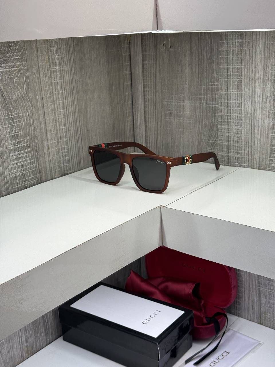 Guchi 1390 Premium sunglass (Brown)
