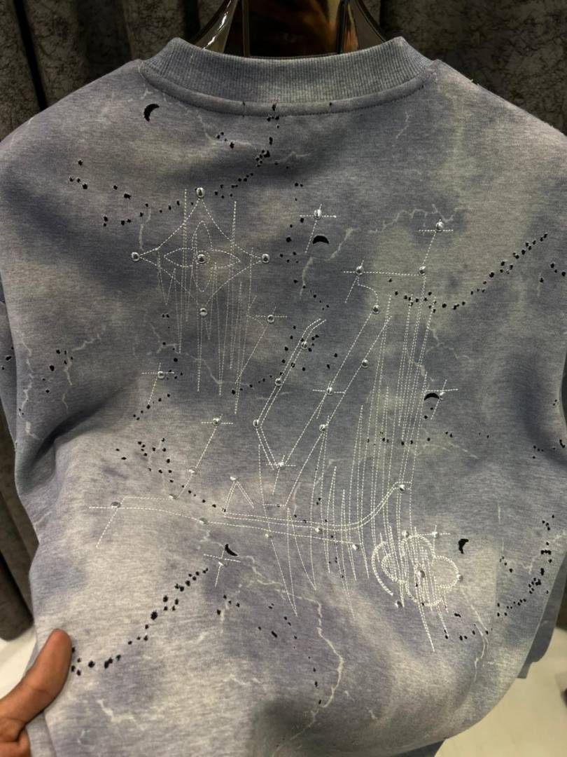 v-uitton imported sweatshirt store article grey
