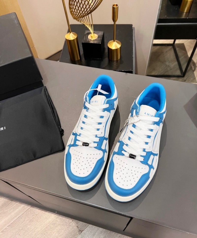 ameerii skel top low blue white