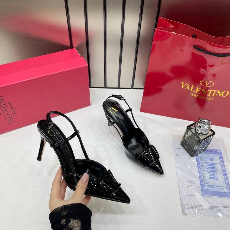 Valentyno_Black_Patent_Leather_Slingback_Heels_With_OriginalBox_CarryBag
