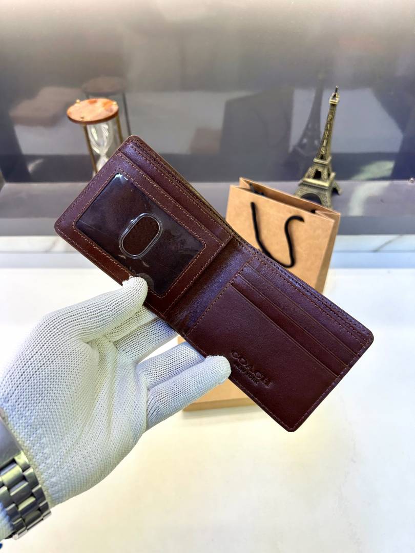 Coach Ten Brown Premium Quality Wallet Fa 730