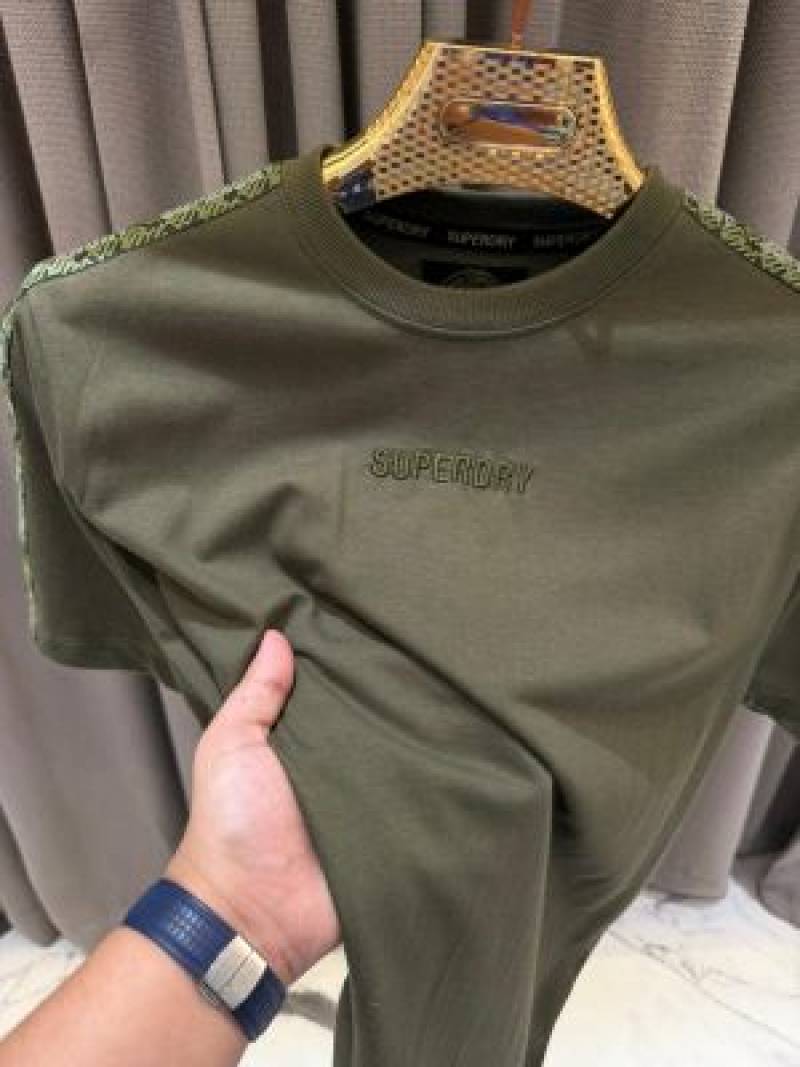 Super Dry Round Neck T-shirt Green