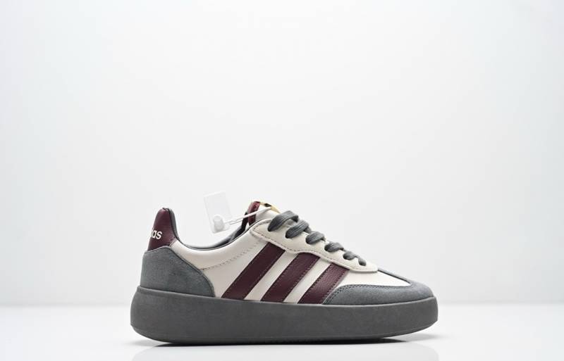 ADIDDAS BARRED GREY MAROON