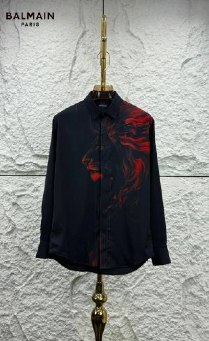 Balman Japan Fabric Full Sleeves Shirt Black