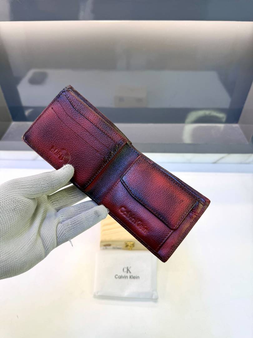 Ck_Calvi Red Ten Premium Quality Wallet Fa 1131