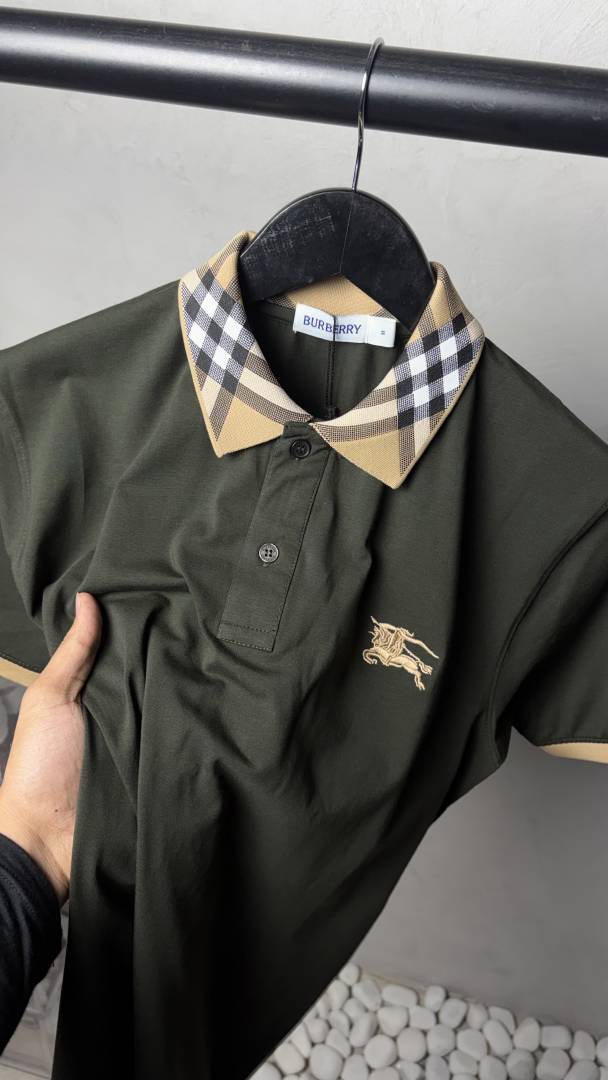 Burberrry Premium Polo T-Shirt with OG box Packaging 3017