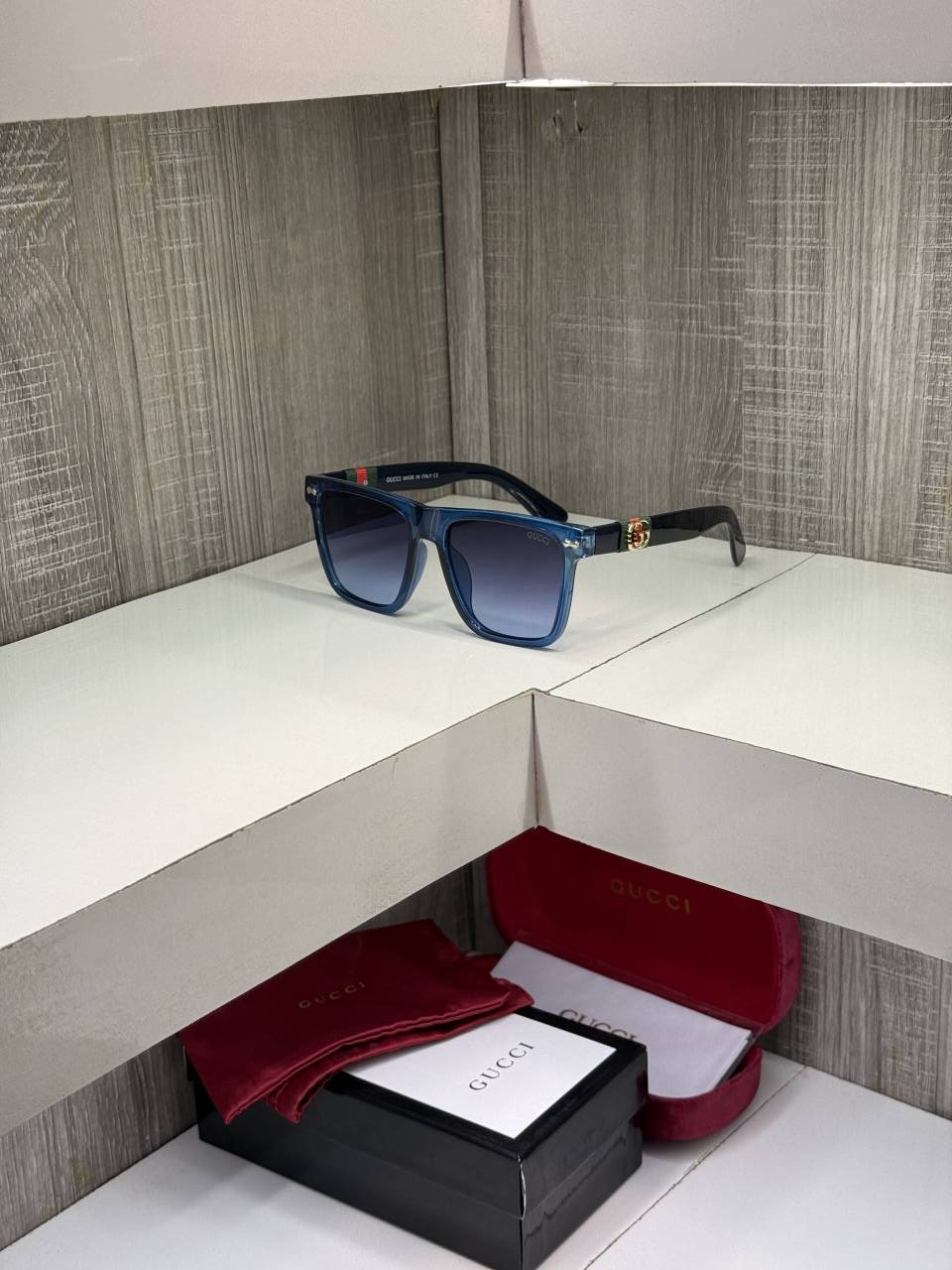 Guchi 1390 Premium sunglass (Blue)