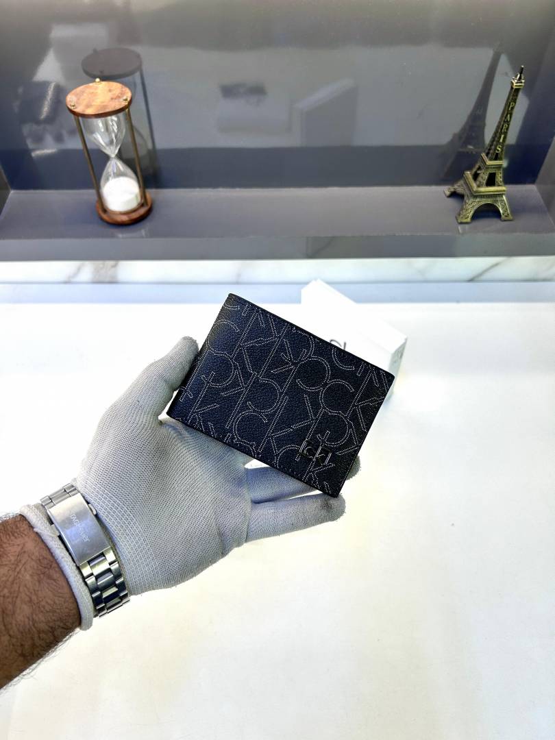 Ck_Calvin Black Wallet Premium Quality Black Fa 363