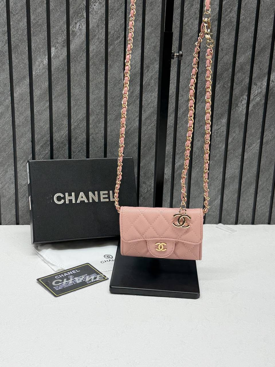 Chennell 07 Mini ChainWallet With OriginalBox DustCover Super Premium