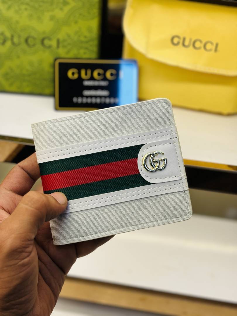 202 GUCCCI WHITE PREMIUM QUALITY WALLET NO58