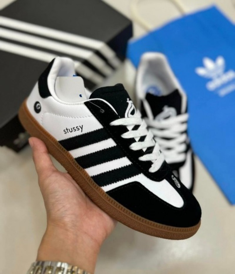 Adidas samba x stussy black white 531