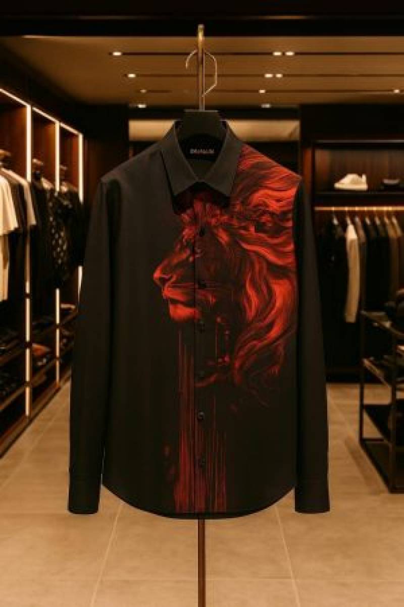 Balman Japan Fabric Full Sleeves Shirt Black