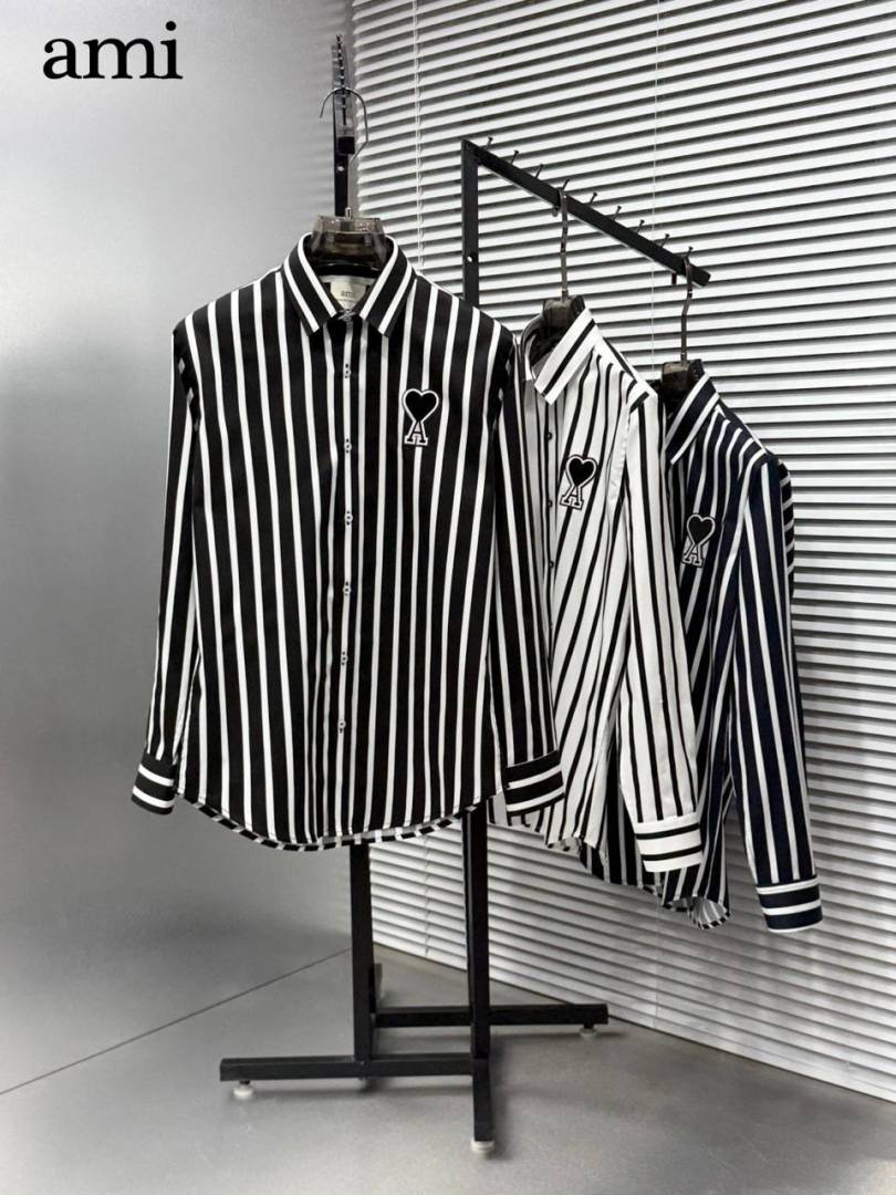 AMI PARIS IMPORTED STORE ARTICLE SHIRT WHITE