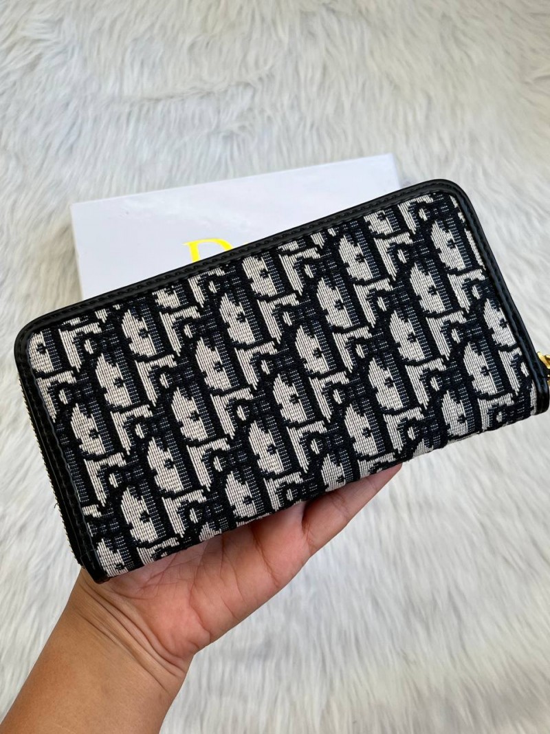 Dior_85-1_Black_Zippy_Wallet_With_OriginalBox