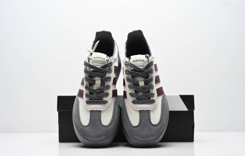 ADIDDAS BARRED GREY MAROON