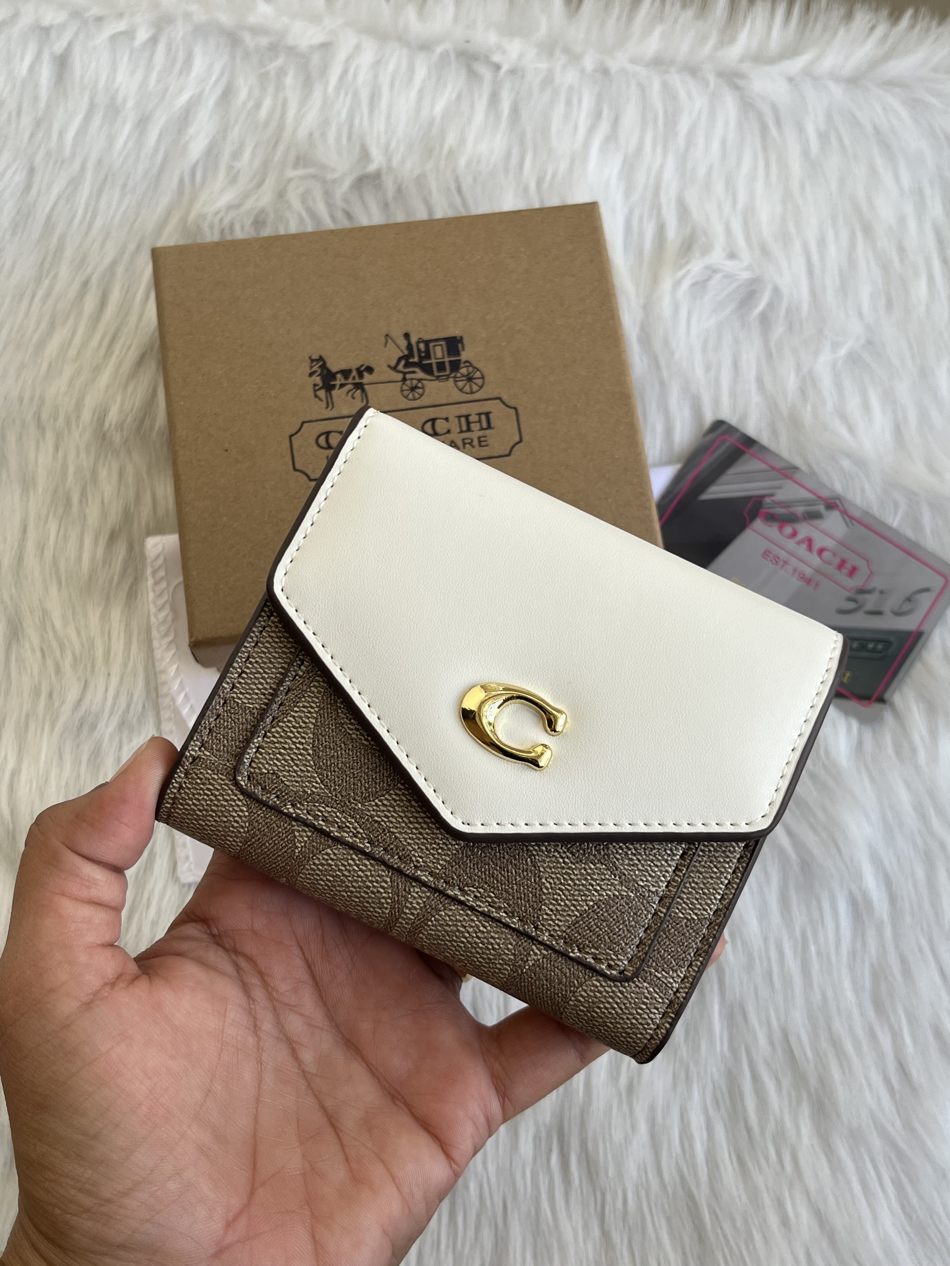 Coach_117_3_Fold_Wallet_With_OriginalBox_DustCover_Card