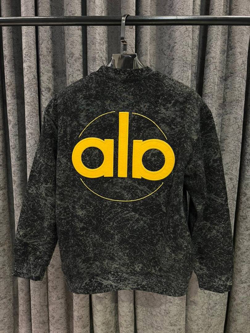 Alo IMPORTED SWEATSHIRT STORE ARTICLE BLACK AND GREY