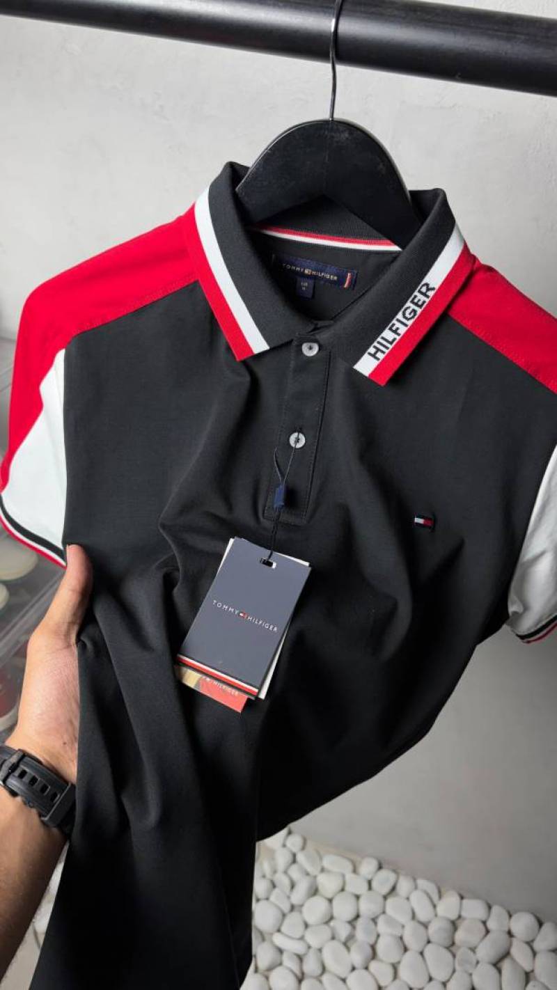 Tommy Hilfiiger Premium Polo T-Shirt with OG box Packaging 2202