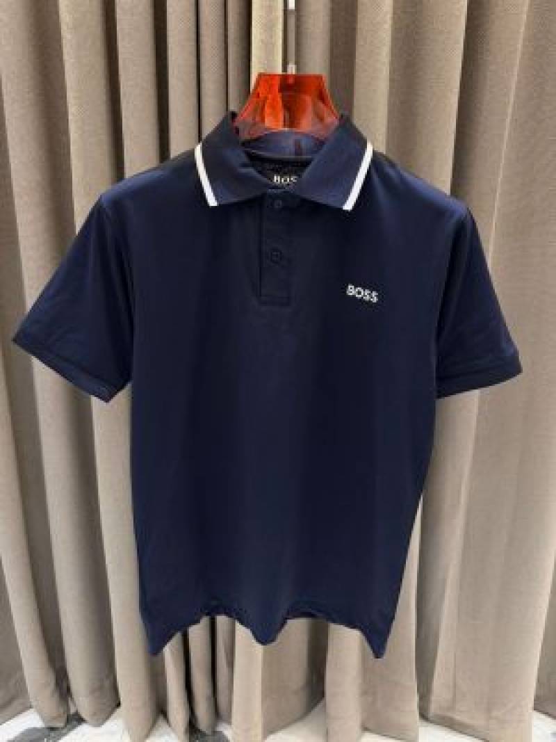 Boss imported Primium Polo T-shirt Navy Blue