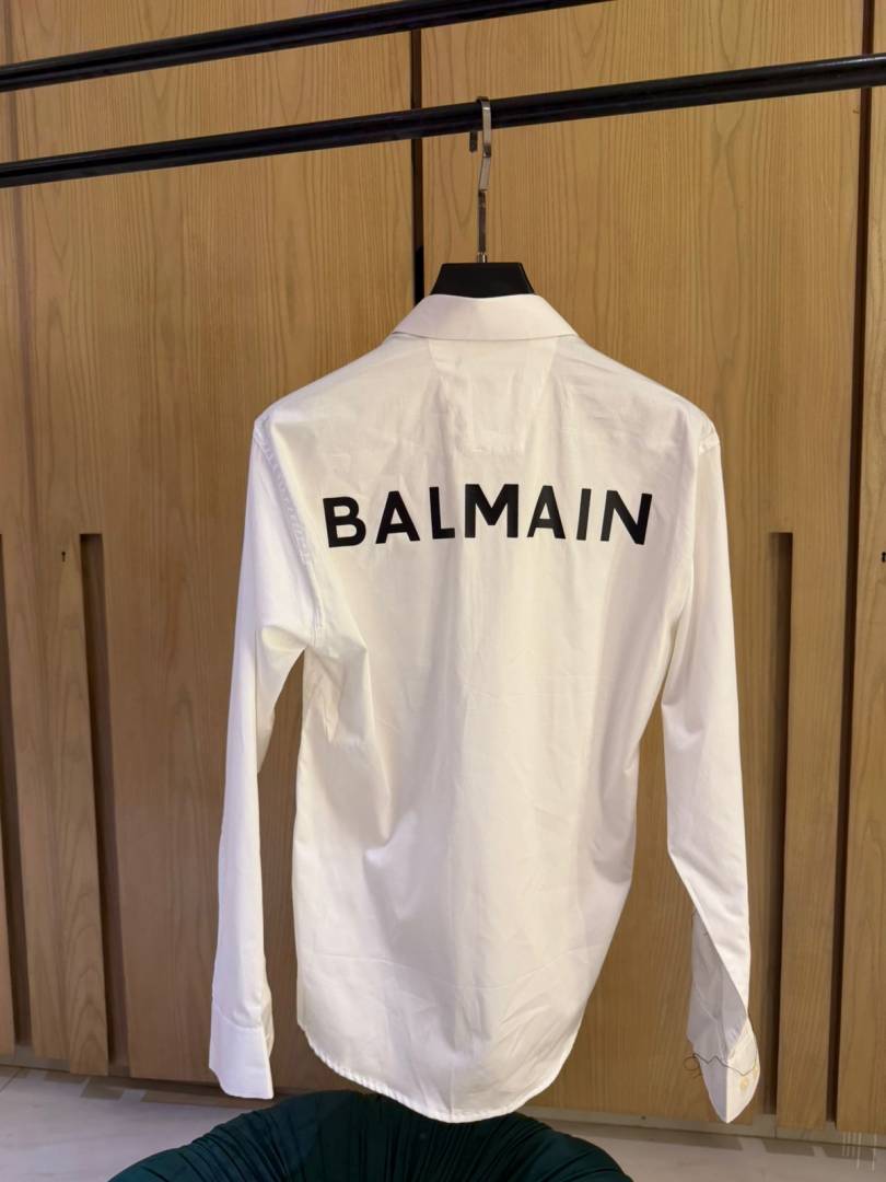 BALMAN IMPORTED STORE ARTICLE SHIRT WHITE