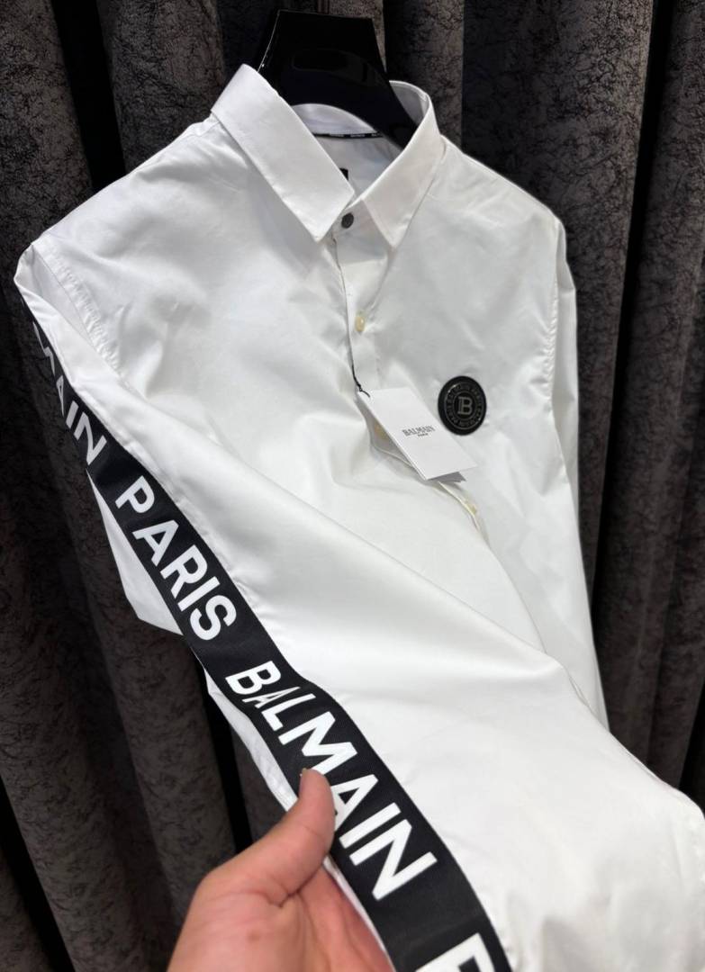 BALMAN IMPORTED STORE ARTICLE SHIRT WHITE