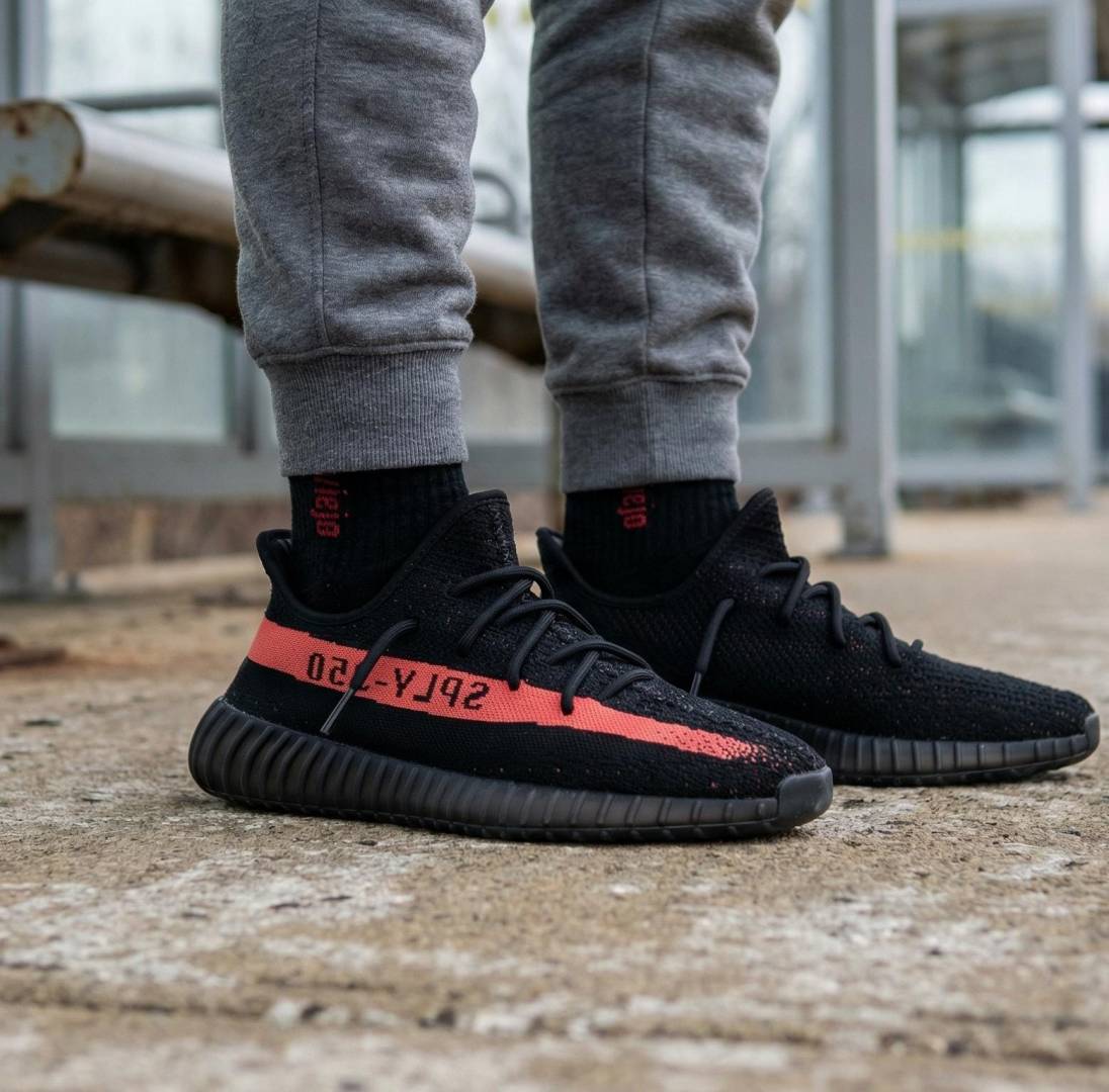 Adidas Yeezy Boost 350 V2 Core Red With Full Accessories SEMI UA