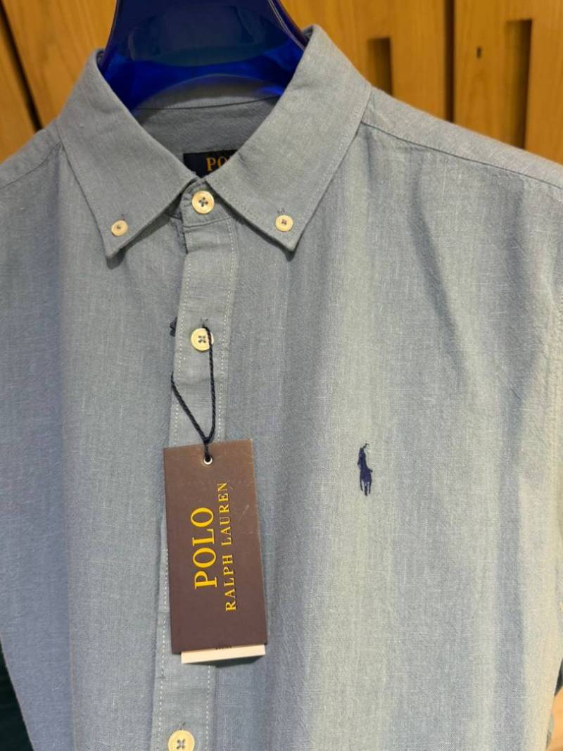 RALPx-H L-AURENx P-OLO IMPORTED STORE ARTICLE SHIRT linen fabric