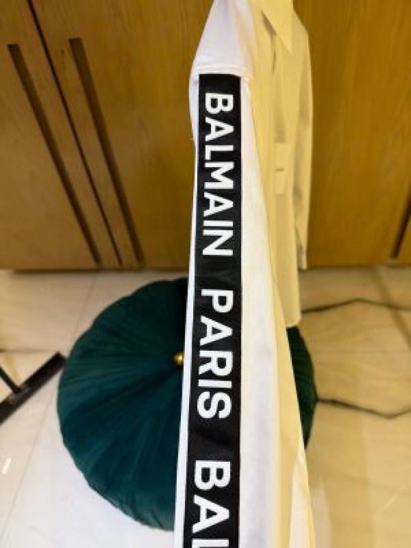 BALMAN IMPORTED STORE ARTICLE SHIRT  WHITE