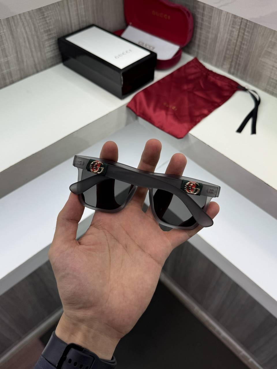 Guchi 1390 Premium sunglass (Grey)