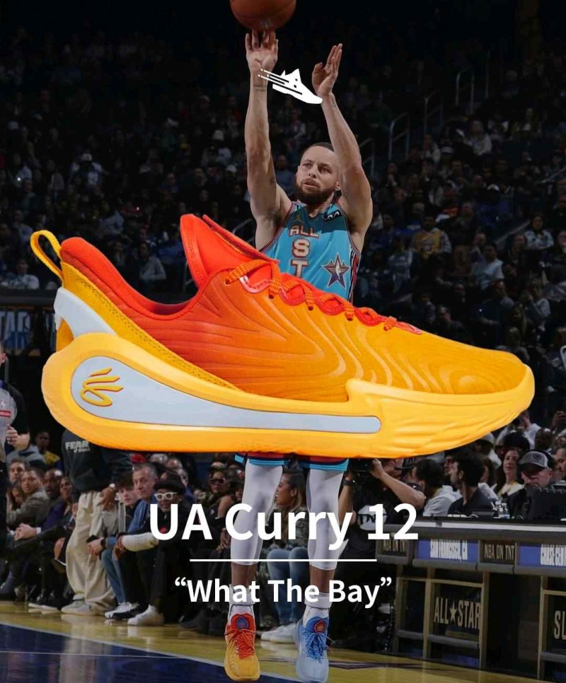 Underr Armour Curry 12 Blue Calm Blue Atlantis Dark Orange 1210
