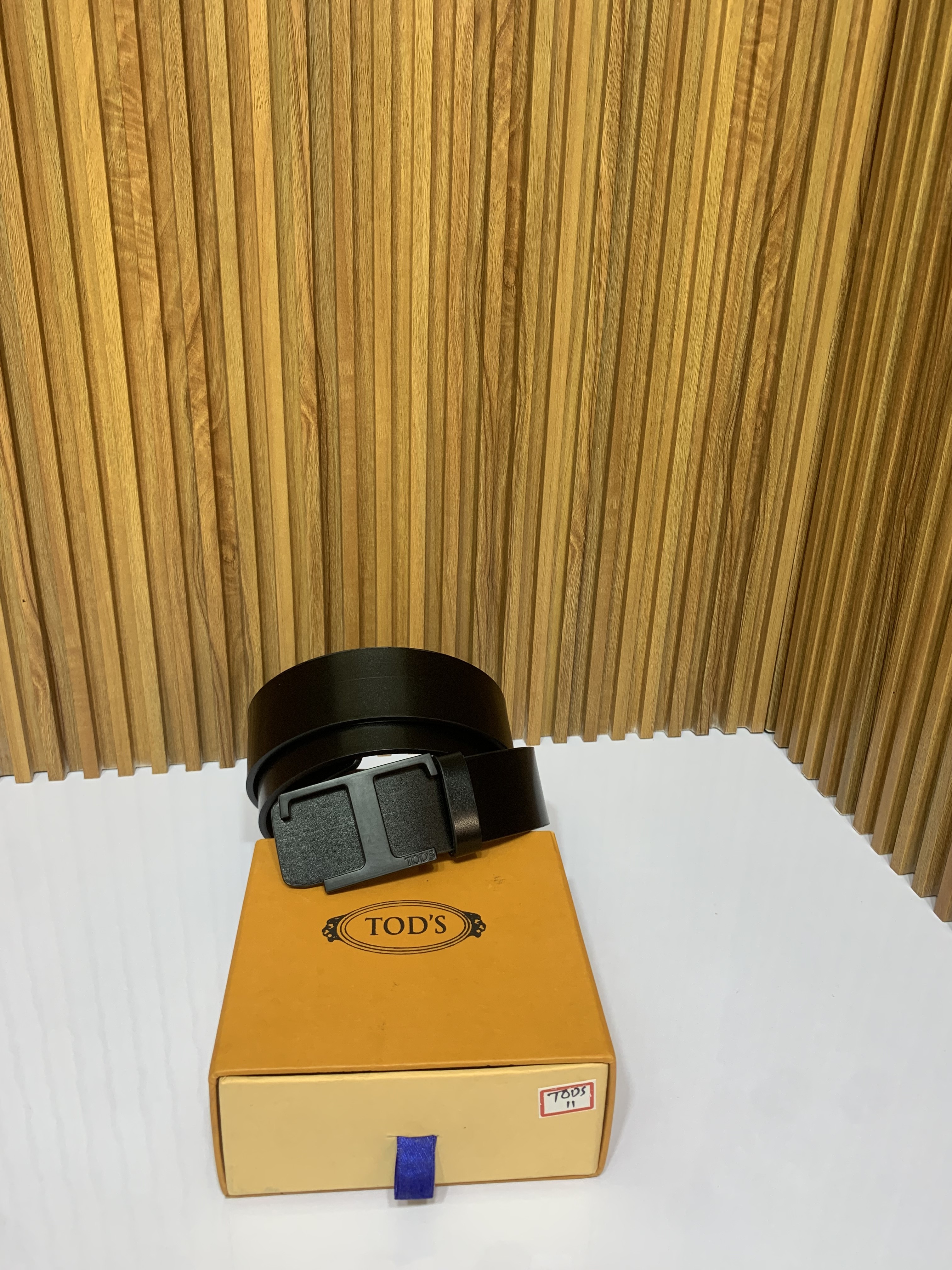 11 TODD'S FULL BLACK PREMIUM QUALITY BELT WITH BOX