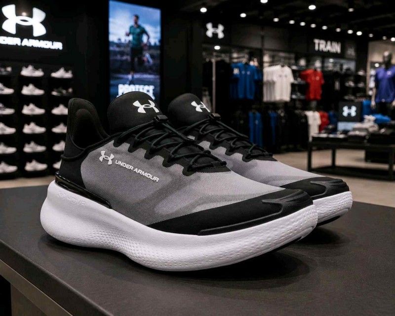 Underr Armourr Nova Slipspeed Black White 2642