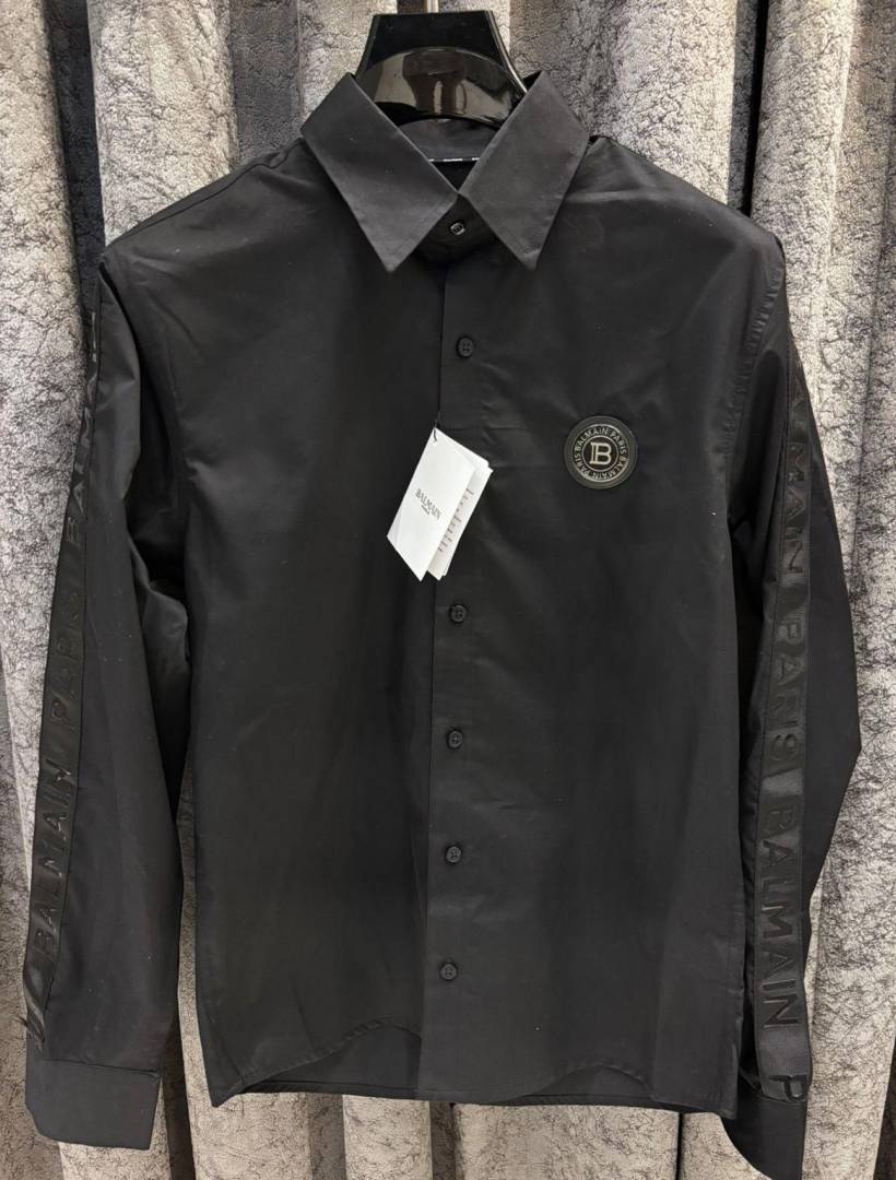 BALMAN IMPORTED STORE ARTICLE SHIRT black