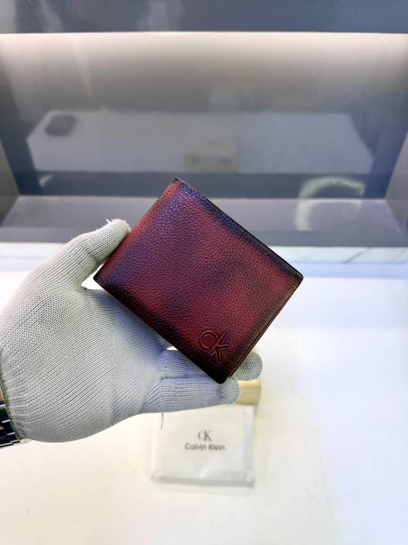 Ck_Calvi Red Ten Premium Quality Wallet Fa 1131