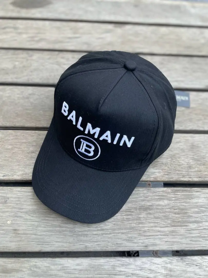 Balmain B Black White Premium Unisex Cap With Safety Box