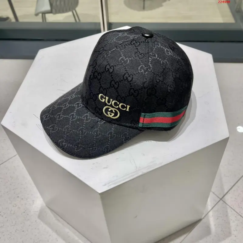 Gucci GG Harmosas Black Premium Unisex Cap (With Box) - Image 4