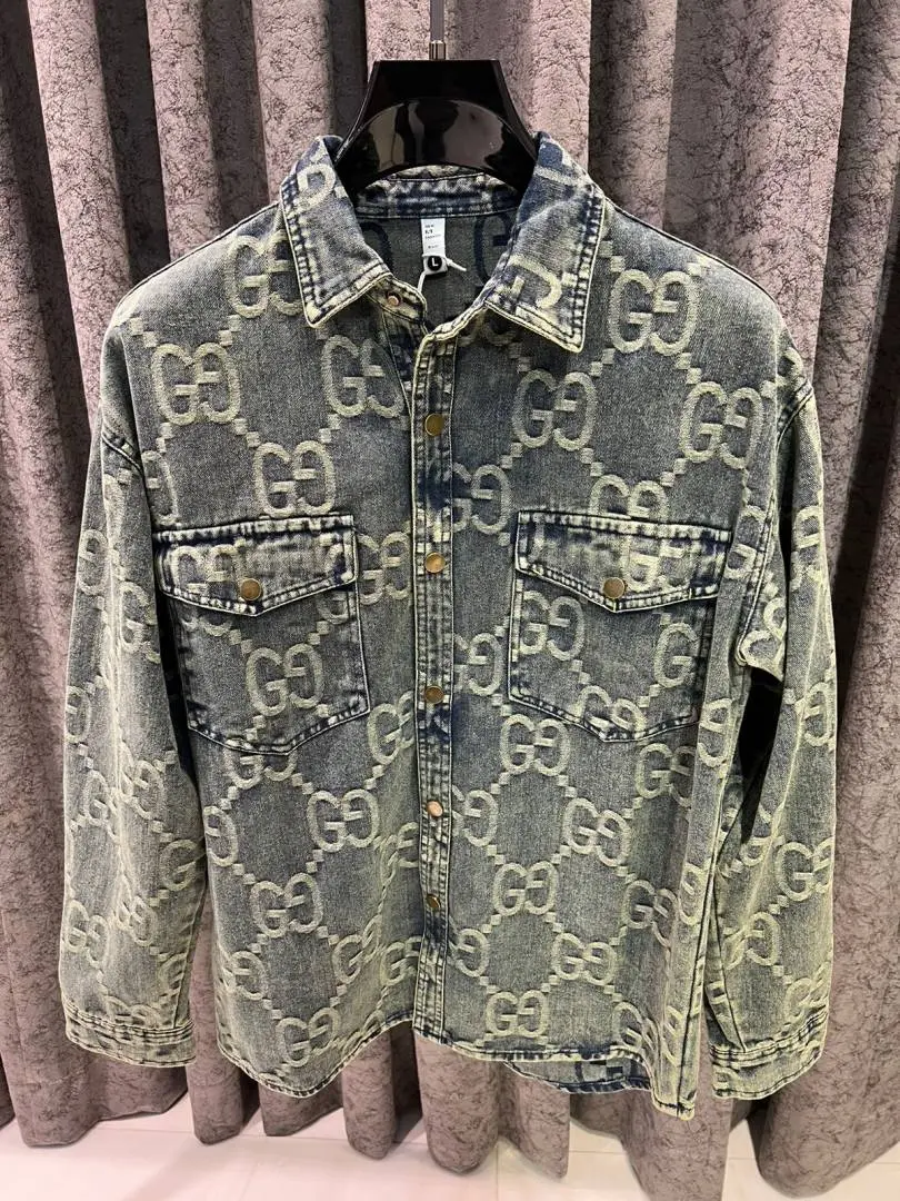 Gucci IMPORTED STORE ARTICLE DENIM SHIRT - Image 3