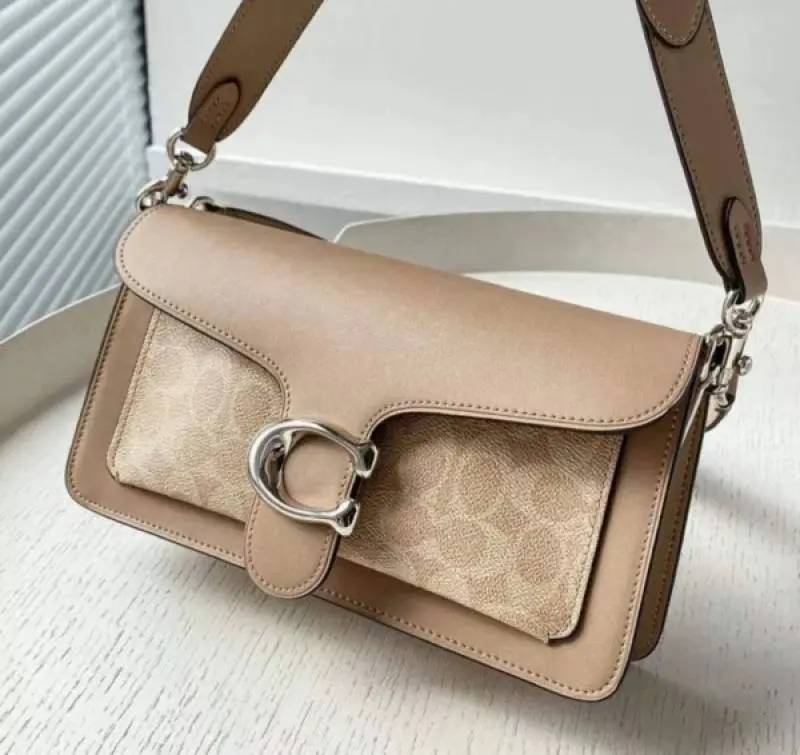 Coach Tabby 26 Shoulder Bag With OG Box & Dust Bag (Beige Cream-847) - Image 8