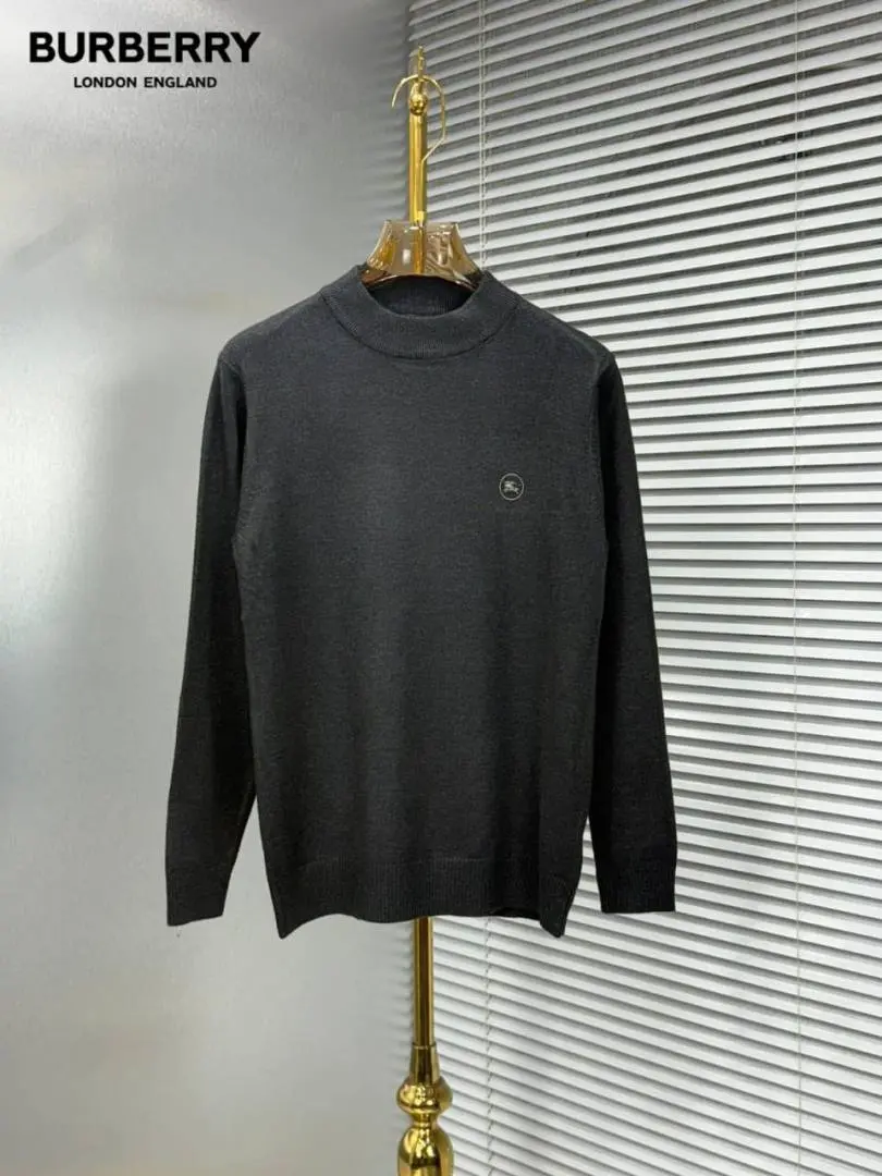 Burberry Chest Logo Sweatshirt Dark Grey